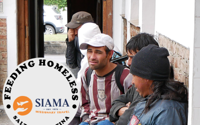 Feeding Homeless in Salta, Argentina